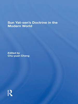 cover image of Sun Yatsen's Doctrine In the Modern World